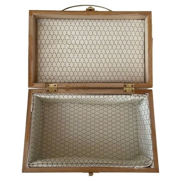 VINTAGE Handmade Decoupage Wooden Box Purse - Picture 7 of 10